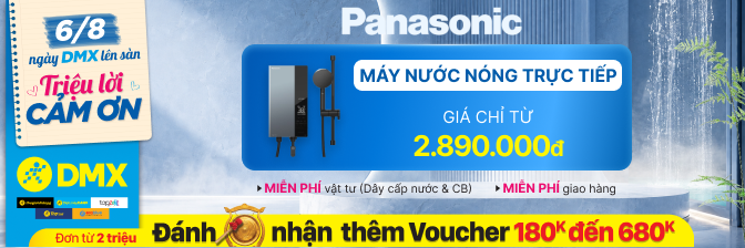 Máy nước nóng Panasonic 2025