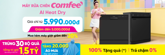 Máy rửa chén comfee