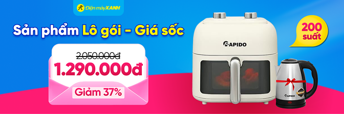 Banner Slide lô gói nồi chiên