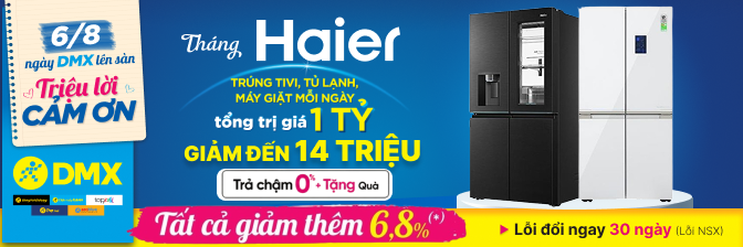 banner slide haier trang cate