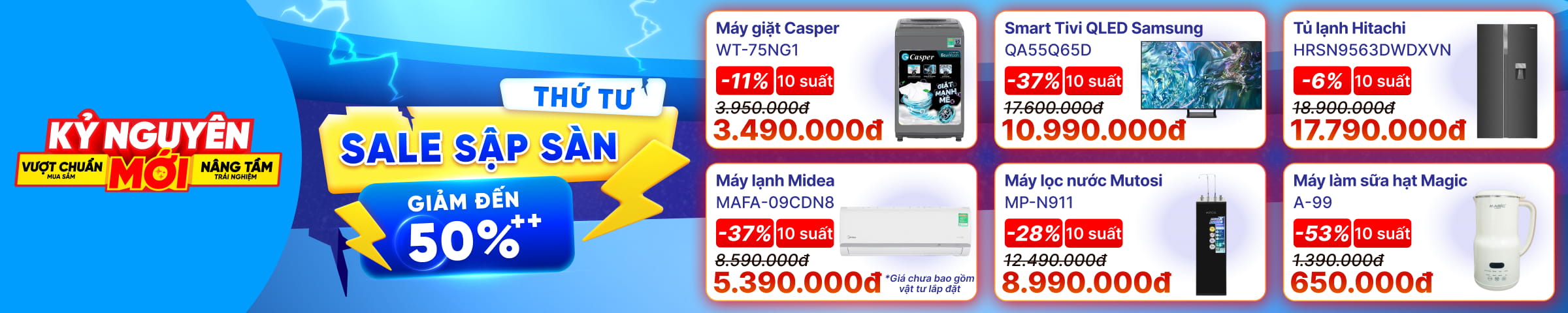 Banner Big Campaign Trang chủ