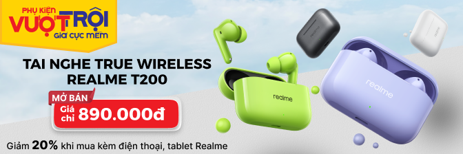 Tai nghe Realme T200