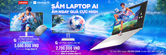 Lenovo tặng màn hình