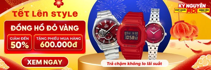 Đồng hồ đỏ vàng