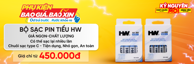 PK pin sạc pin tiểu