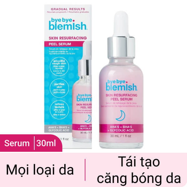 Tinh chất peel da Bye Bye Blemish Skin Resurfacing Peel Serum 30ml