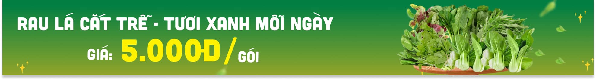 RAU LÁ CHỈ TỪ 5.000Đ
