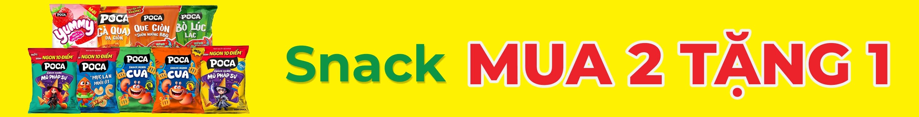 Snack mua 2 tặng 1