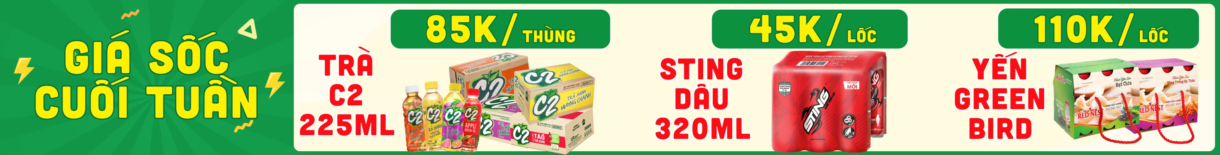 BIA NƯỚC GIÁ SỐC CUỐI TUẦN