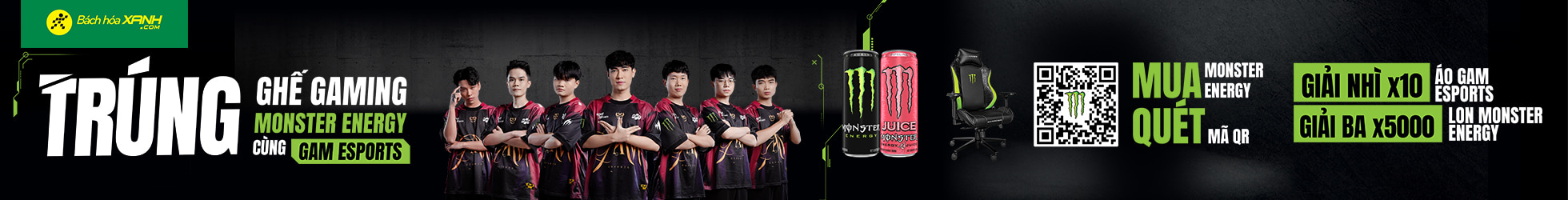 GAME MONSTER TRÚNG GHẾ GAMING