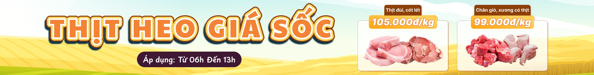 THỊT HEO GIẢM SỐC