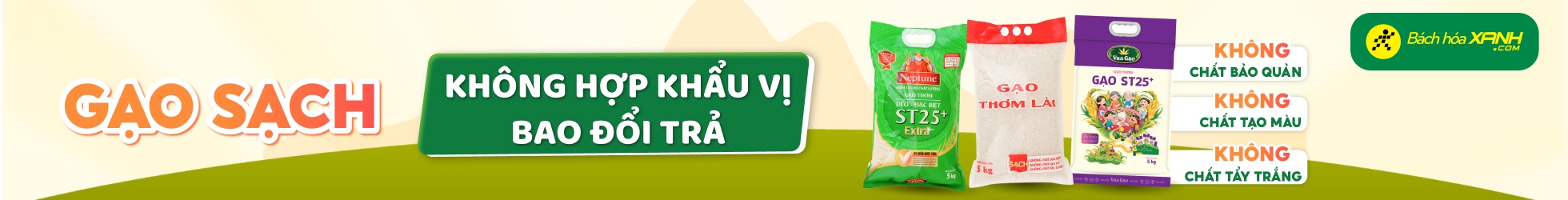 GẠO SẠCH GIÁ TỐT