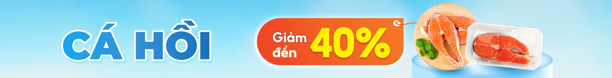 Cá hồi giảm giá