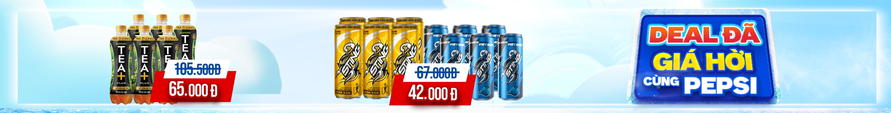 NƯỚC NGỌT PEPSICO 40.000Đ/LỐC