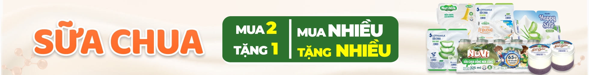 Sữa chua nuti mua 4 tặng 3