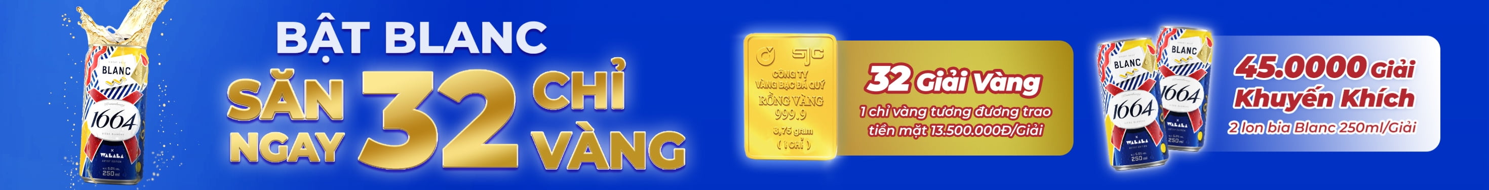 BẬT BLANC SĂN NGAY 32 CHỈ VÀNG