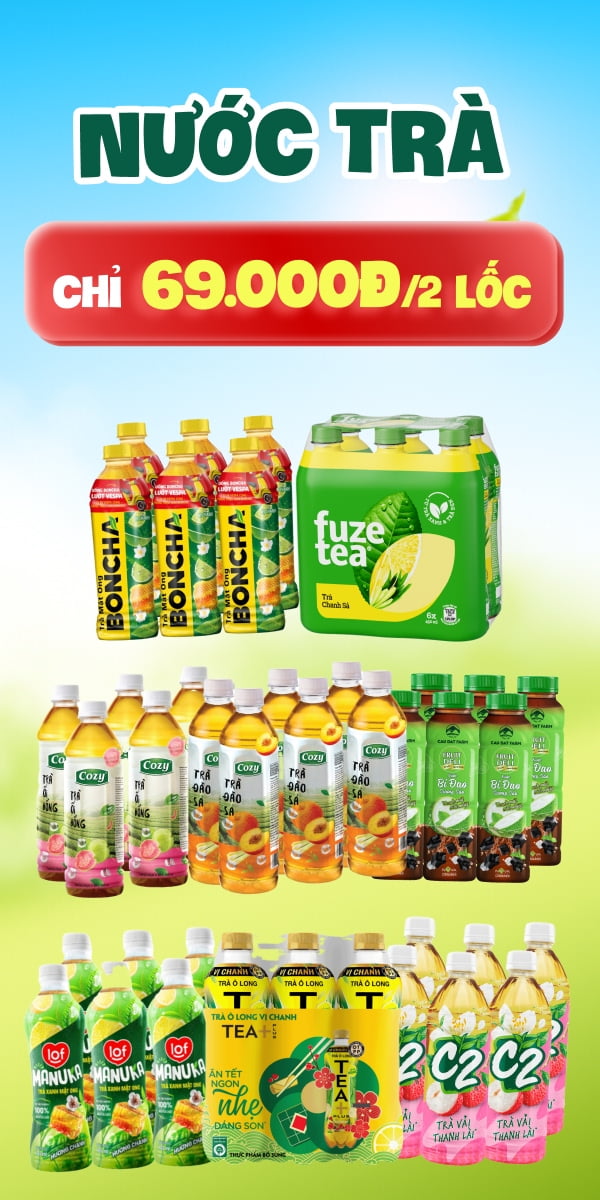 NƯỚC TRÀ GIẢM 50%