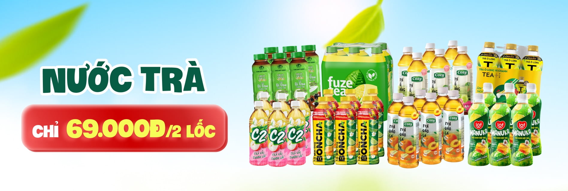 NƯỚC TRÀ GIẢM 50%