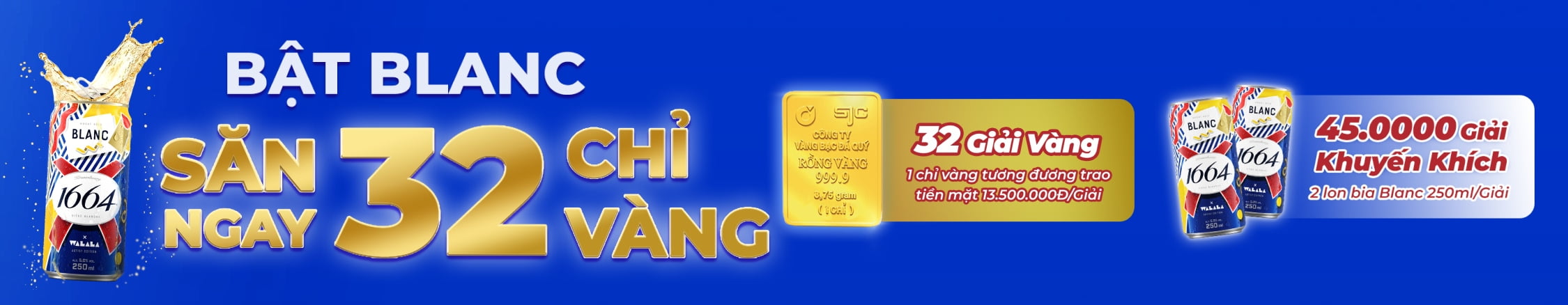 BẬT BLANC SĂN NGAY 32 CHỈ VÀNG