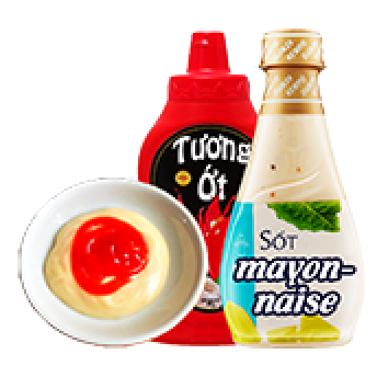 Tương ớt-đen, mayonnaise