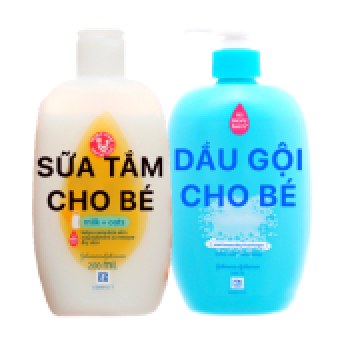 Sữa tắm, dầu gội cho bé
