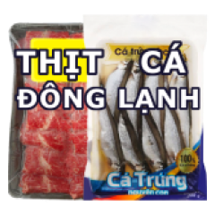 Thịt, cá đông lạnh