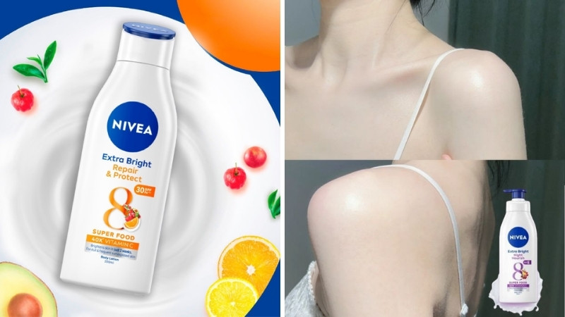 Sữa dưỡng thể Nivea được yêu thích