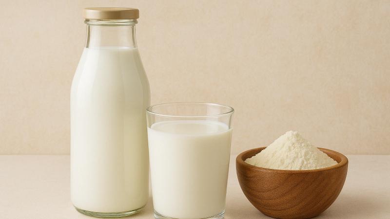 Dùng sữa bột nguyên kem thay thế hoàn toàn sữa tươi không?