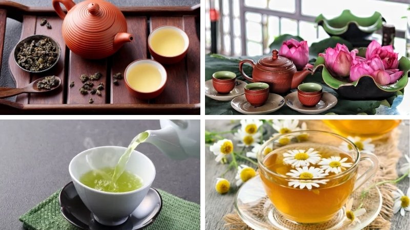 Các loại trà uống kèm với bánh Trung thu Các loại trà uống kèm với bánh Trung thu