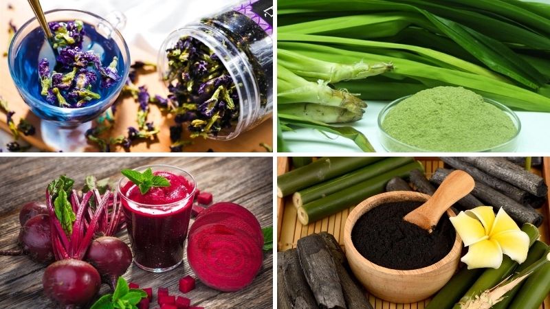 Hướng dẫn chi tiết cách lấy màu từ một số nguyên liệu phổ biến