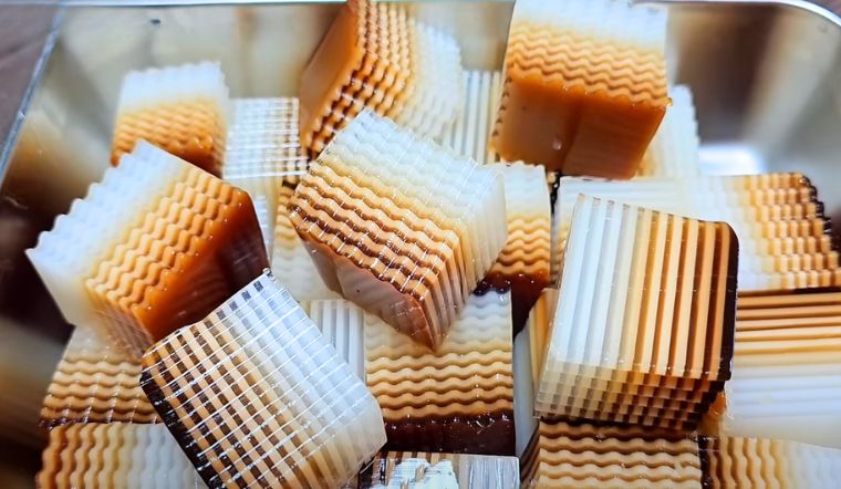 Cách làm rau câu cà phê sữa dừa ngon, thơm béo