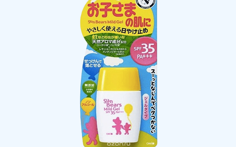 Gel chống nắng Omi Mild Gel (màu vàng) SPF 35 PA+++