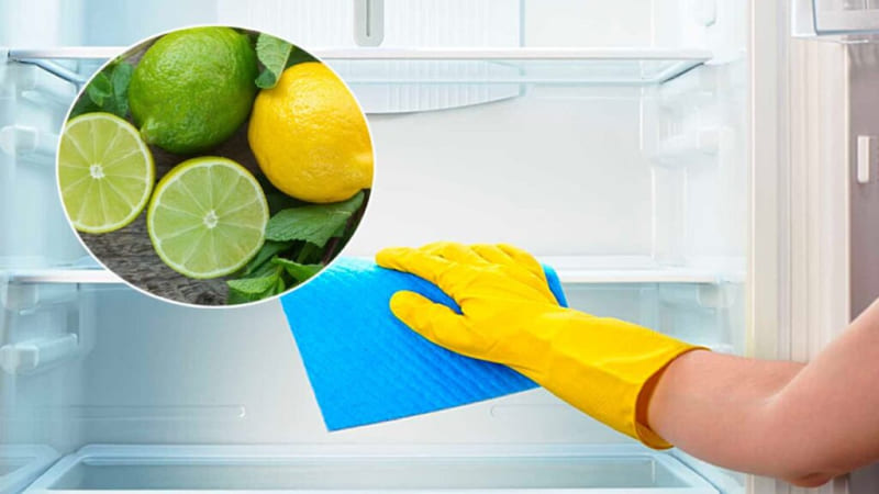 Dùng chanh hoặc giấm trắng