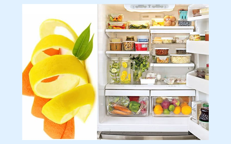 Dùng vỏ cam, quýt, bưởi