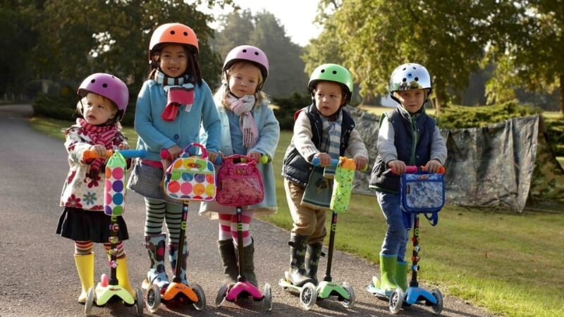 Xe đạp, scooter hoặc patin