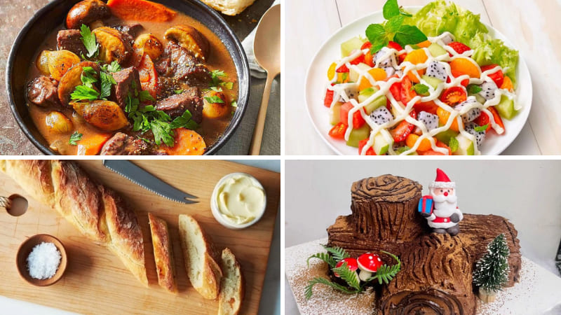 Thực đơn Giáng sinh số 15 Thực đơn Giáng sinh số 15