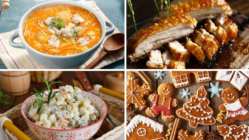 Thực đơn Giáng sinh số 5 Thực đơn Giáng sinh số 5