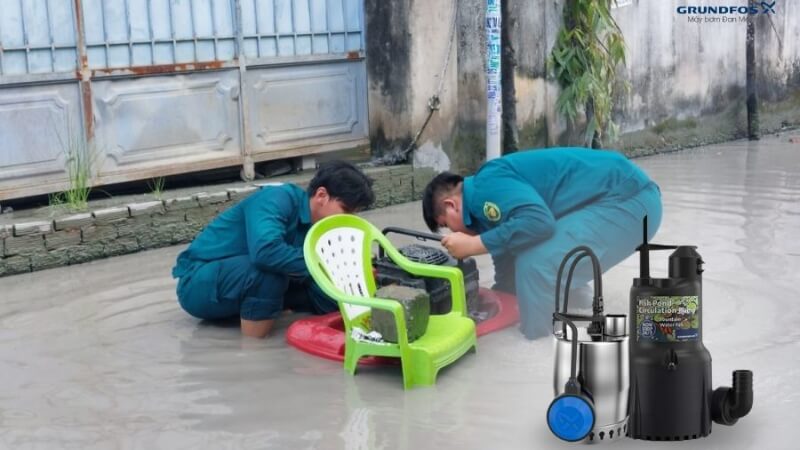 Lắp đặt hệ thống bơm thoát nước Lắp đặt hệ thống bơm thoát nước