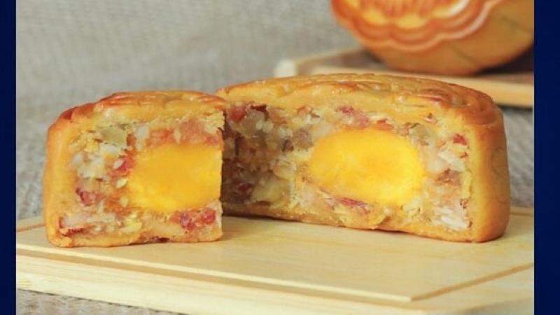 Bánh trung thu nhân tôm khô Hạ Long hạt điều Bánh trung thu nhân tôm khô Hạ Long hạt điều
