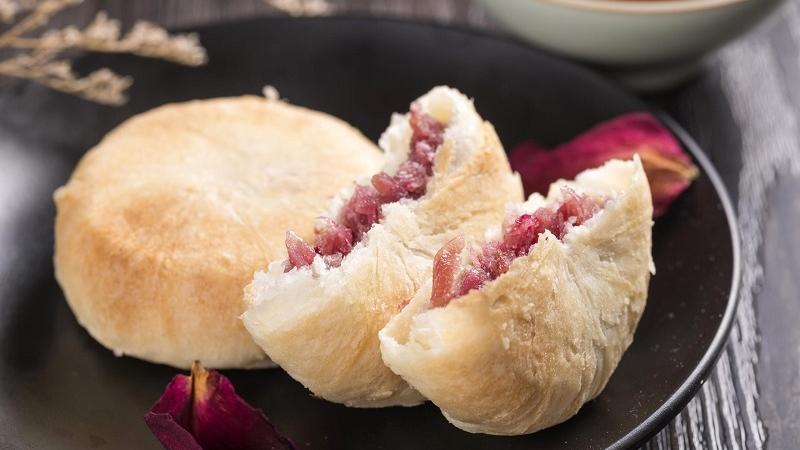 Bánh có hương vị nhẹ nhàng cùng màu sắc đẹp mắt Bánh có hương vị nhẹ nhàng cùng màu sắc đẹp mắt