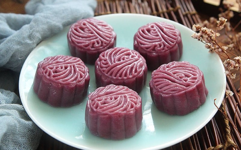 Mẹo làm bánh Trung thu khoai lang tím ngon và đẹp mắt Mẹo làm bánh Trung thu khoai lang tím ngon và đẹp mắt