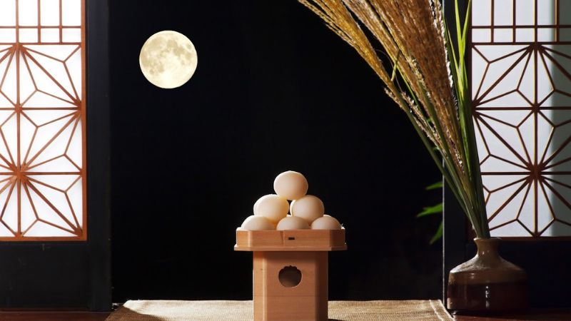 Lễ hội Tsukimi ở Nhật Bản là dịp ngắm trăng thanh tao, thưởng bánh Dango