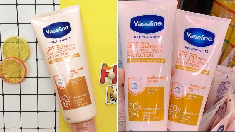 Sữa dưỡng thể Vaseline Healthy White Serum SPF30 PA++