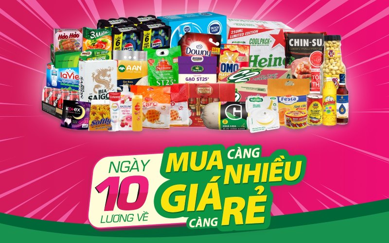 Đừng bỏ lỡ chương trình Lương về của Bách hóa XANH – mua càng nhiều, giá càng rẻ