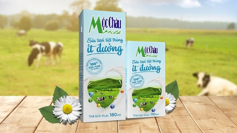 Sữa tươi nguyên kem Mộc Châu Milk