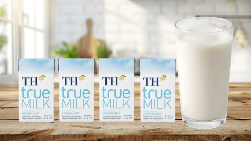 Sữa tươi tiệt trùng TH True Milk 100%
