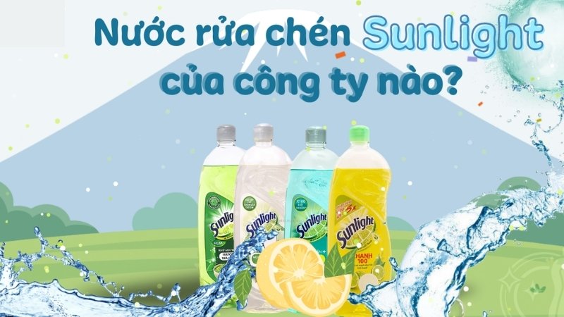 Thương hiệu nước rửa chén Sunlight Thương hiệu nước rửa chén Sunlight
