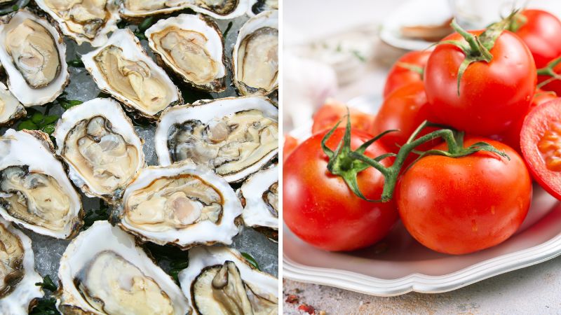 Nguyên liệu nấu canh hàu sữa vị chua ngọt