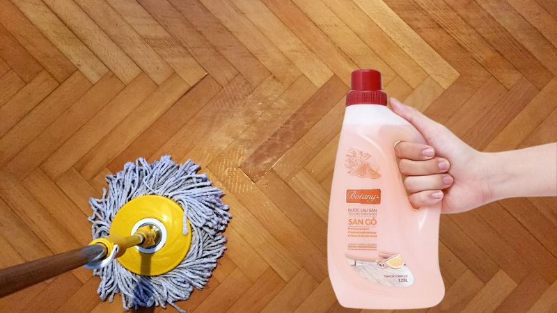Nước lau sàn Botany tinh dầu cam quế