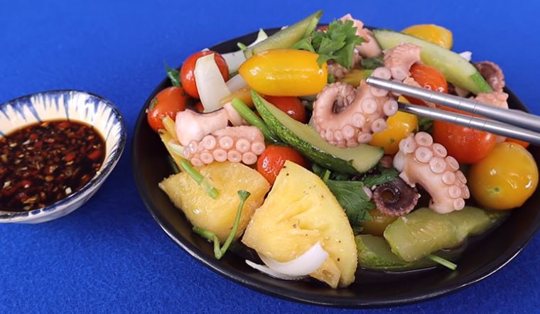 Cách làm món bạch tuộc xào thập cẩm vừa thơm ngon, vừa bổ dưỡng